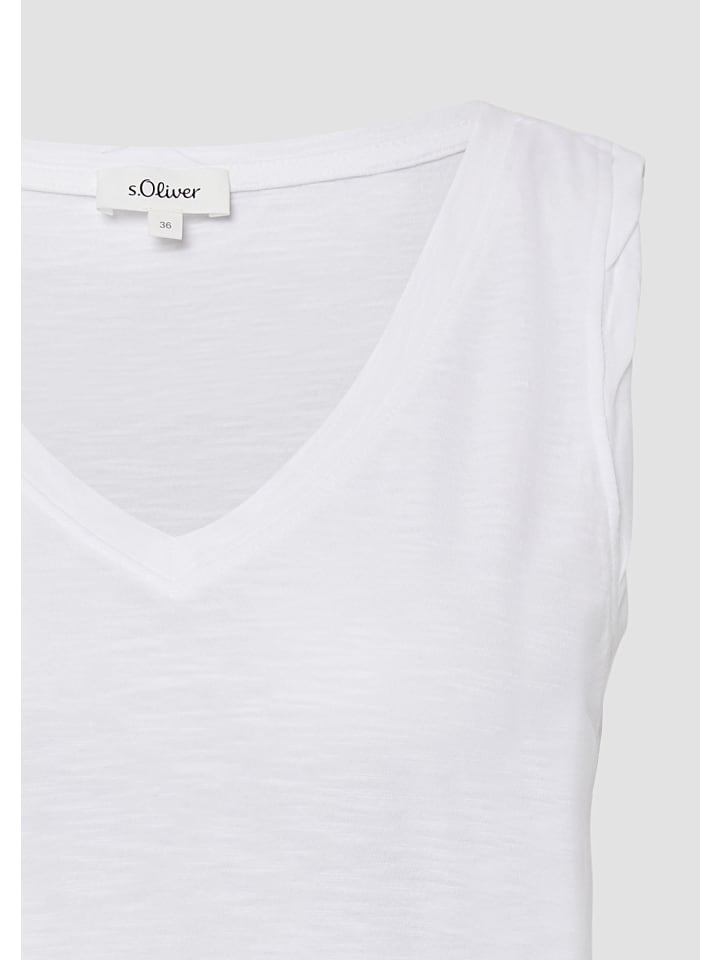 

Топ s.Oliver, белый