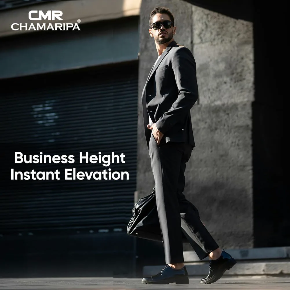 

Мужские туфли на утяжелителях CHAMARIPA | Невидимое увеличение роста | Броги с крылышками | Встроенная система добавляет 7 см | Официальные и свадебные туфли | Размеры US 6.5-12, черный