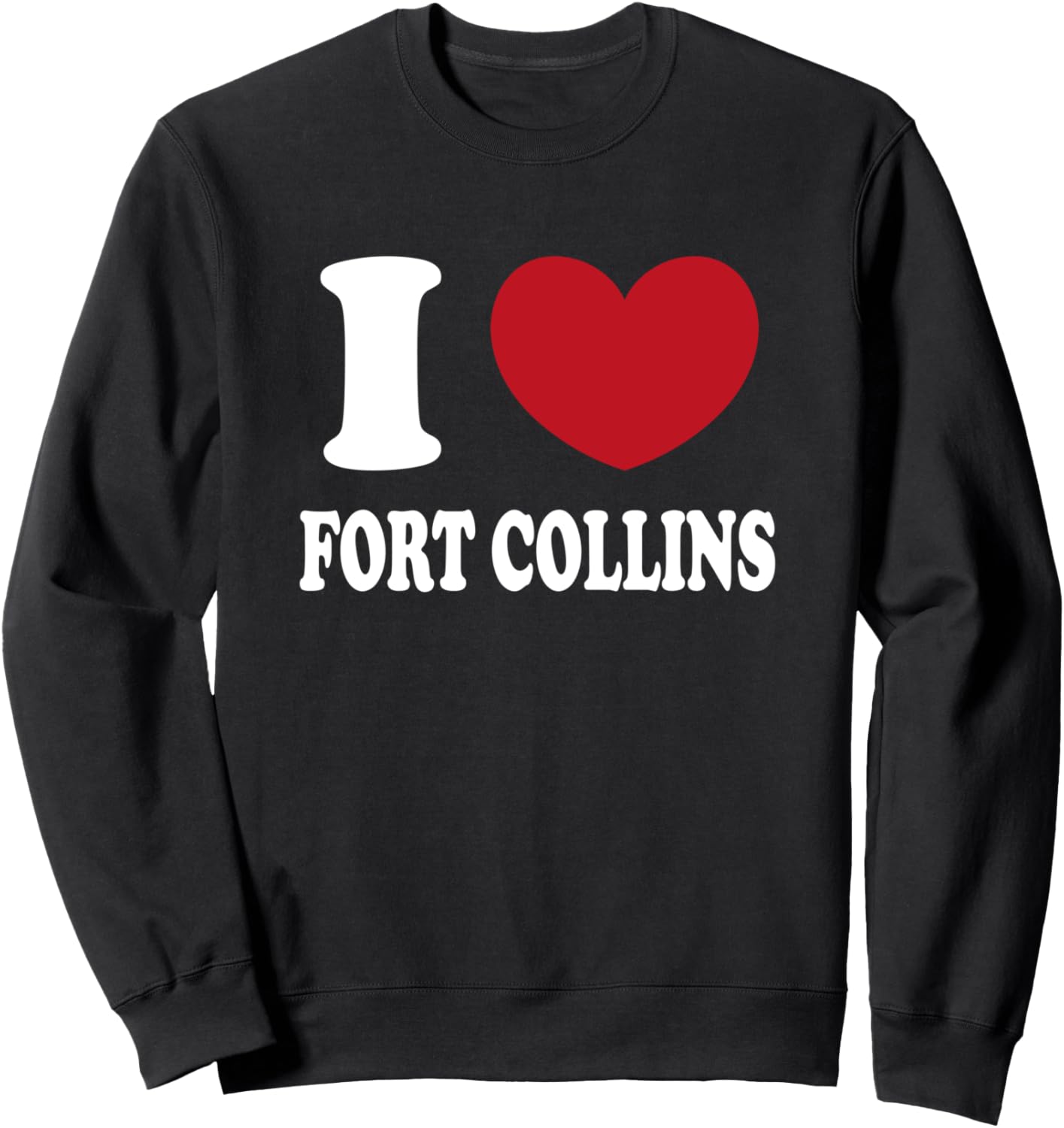 

Толстовка «Я люблю Форт-Коллинз» Fort Collins, черный