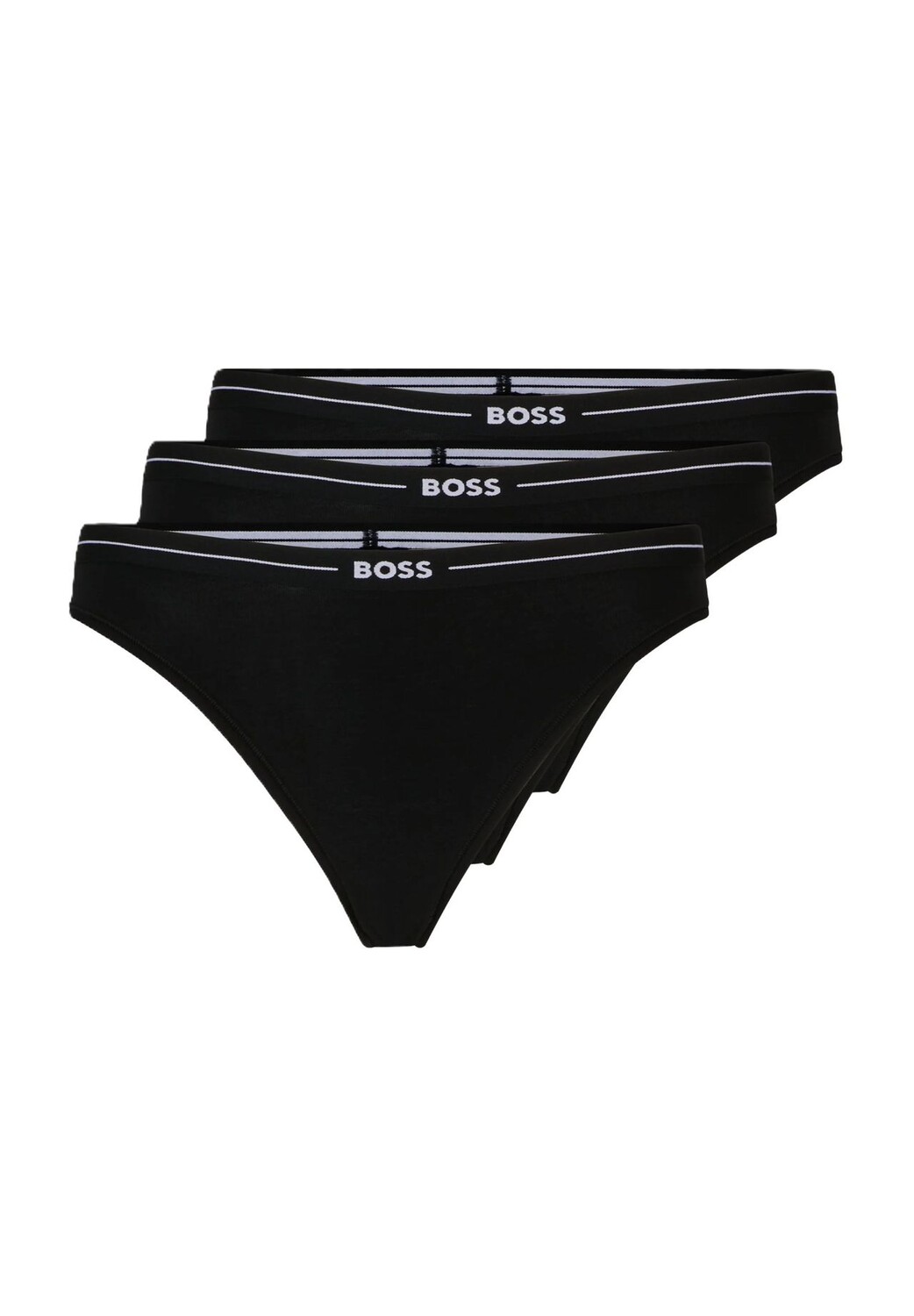 

Трусы, 3 шт, женские BOSS, цвет 001 Black