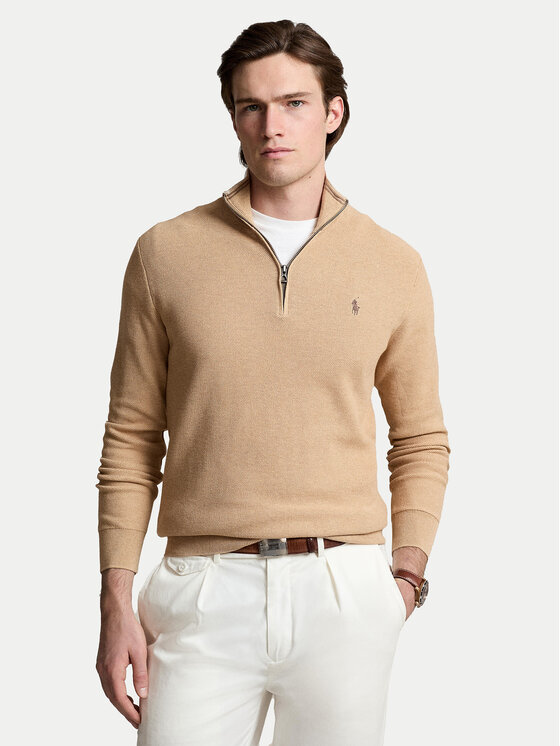 

Свитер regular fit 710932304500 Polo Ralph Lauren, бежевый