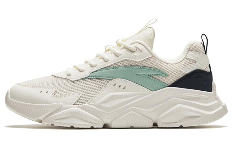 

Anta Life Collection Амортизирующие противоскользящие кеды мужские бело-бирюзовые, цвет слоновая кость/туманно-зеленый/полуночно-синий