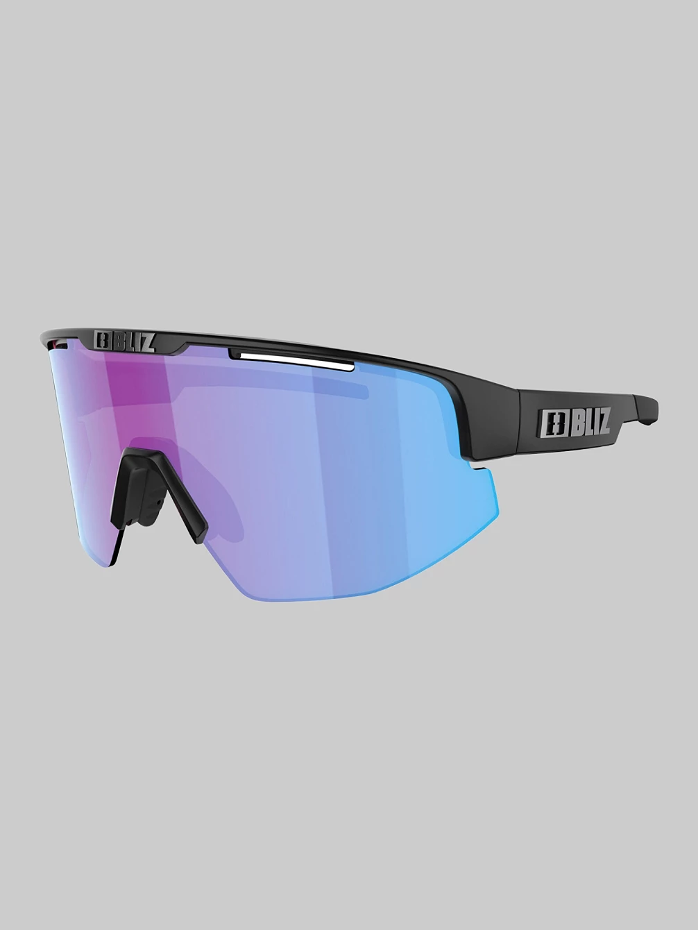 

Маленькие матовые черные солнцезащитные очки Matrix Bliz Active Eyewear, мультиколор