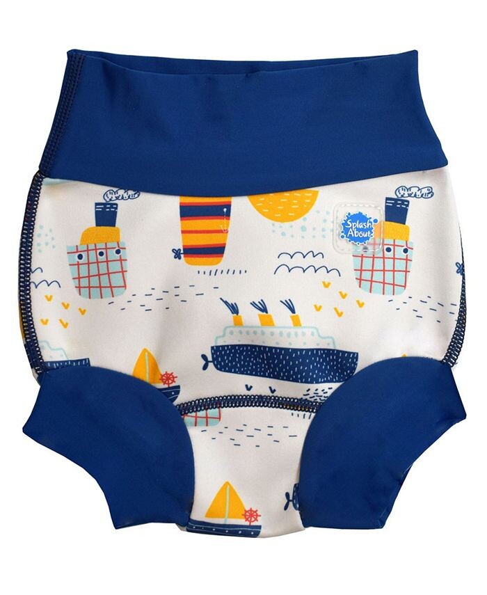 

Подгузники для плавания с принтом Happy Nappy для маленьких мальчиков UPF50 Splash About, мультиколор