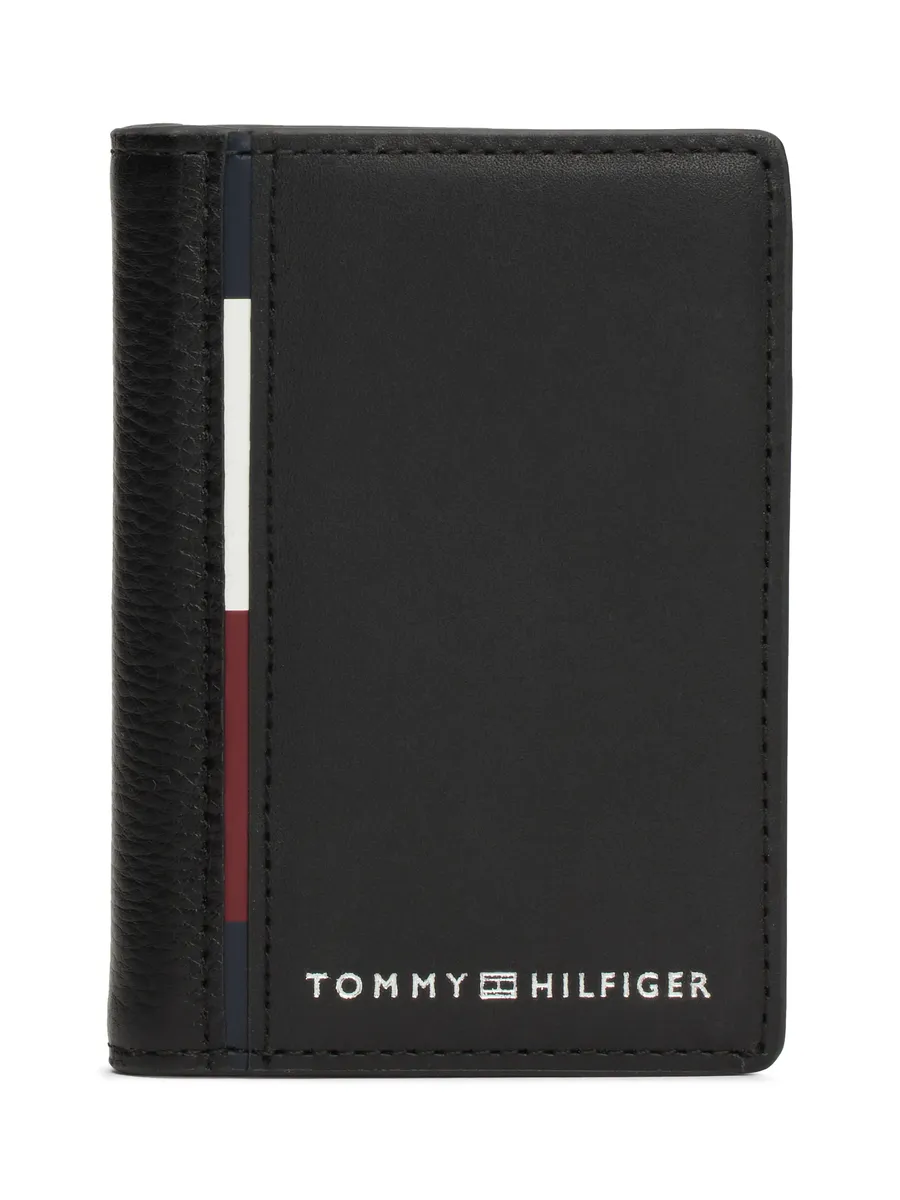 

Кошелек Tommy Hilfiger "Men TH CASUAL BIFOLD Bifold Wallet", мужской кожаный кошелек, черный