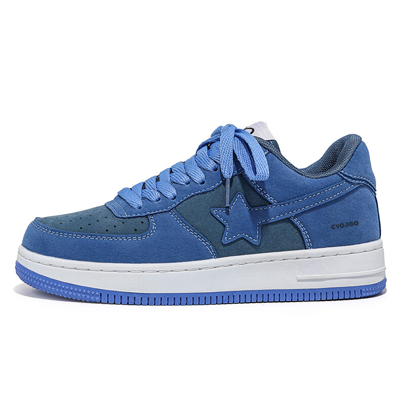 

Кроссовки CVOJOO Skateboarding Shoes Unisex Low-top Blue, синий