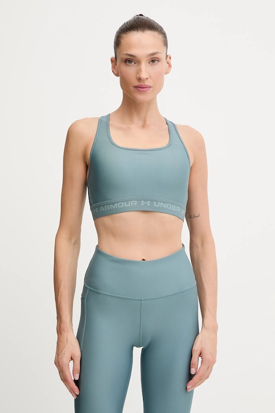 

Спортивный бюстгальтер с перекрещивающимися бретелями Under Armour, зеленый