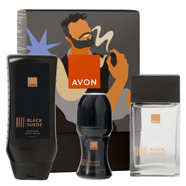 

Набор косметики Avon Black Suede, 3 предмета.