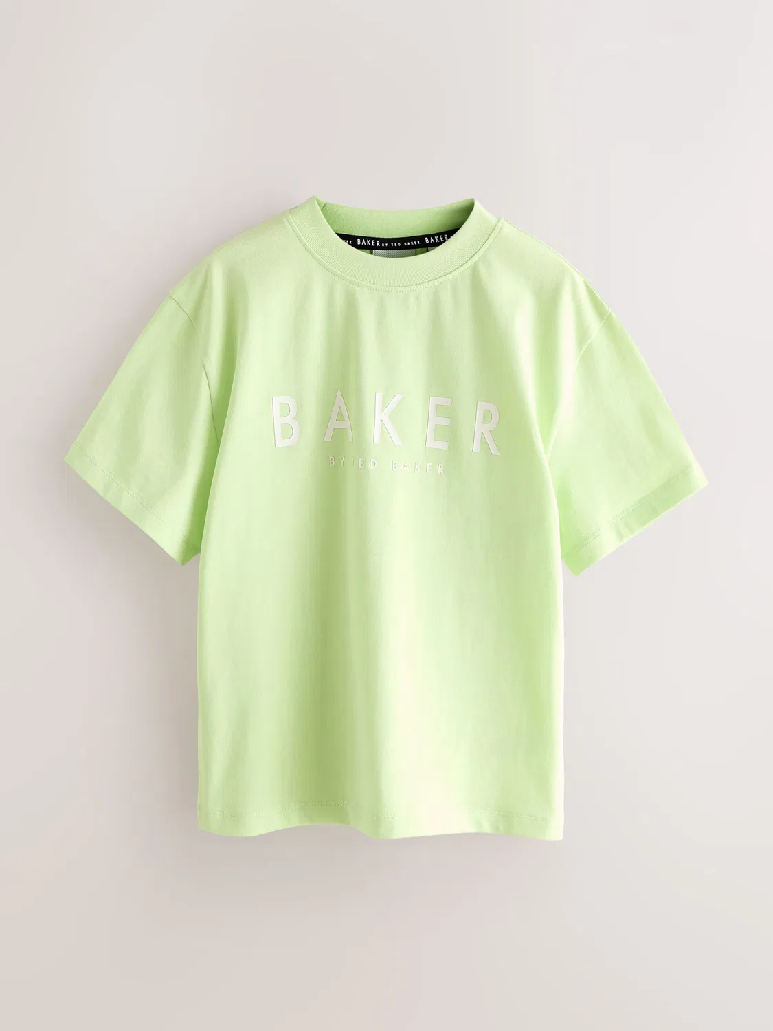 Рубашка Baker by Ted Baker в светло-голубом, светло-сером и светло-зеленом цветах — фото 4