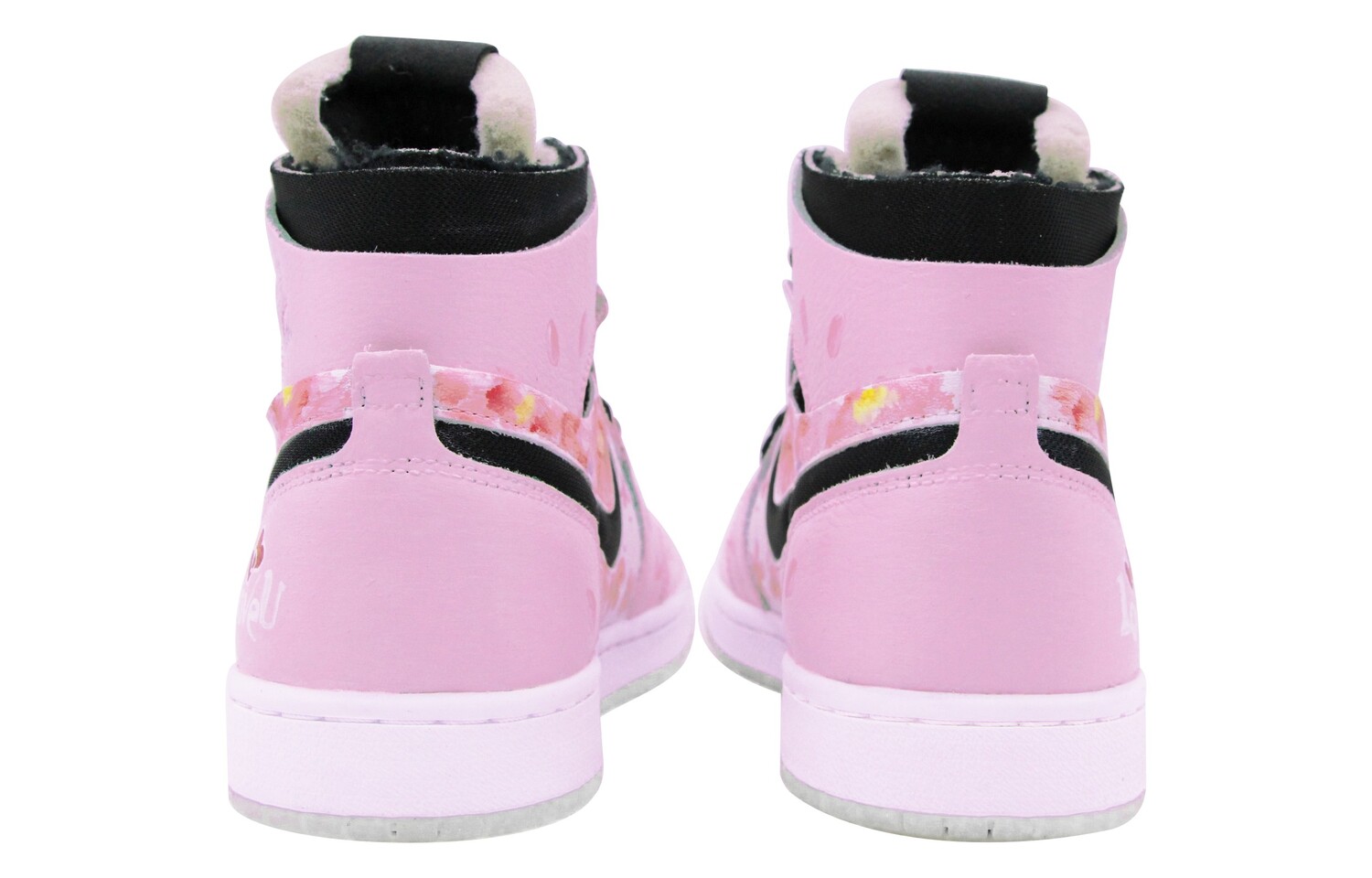 

Кроссовки Air Jordan 1 Vintage Basketball Shoes Women's High-Top Light Pink