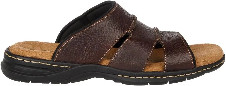 Сандалии мужские из натуральной кожи Dr. Scholl's, коричневый — фото 2