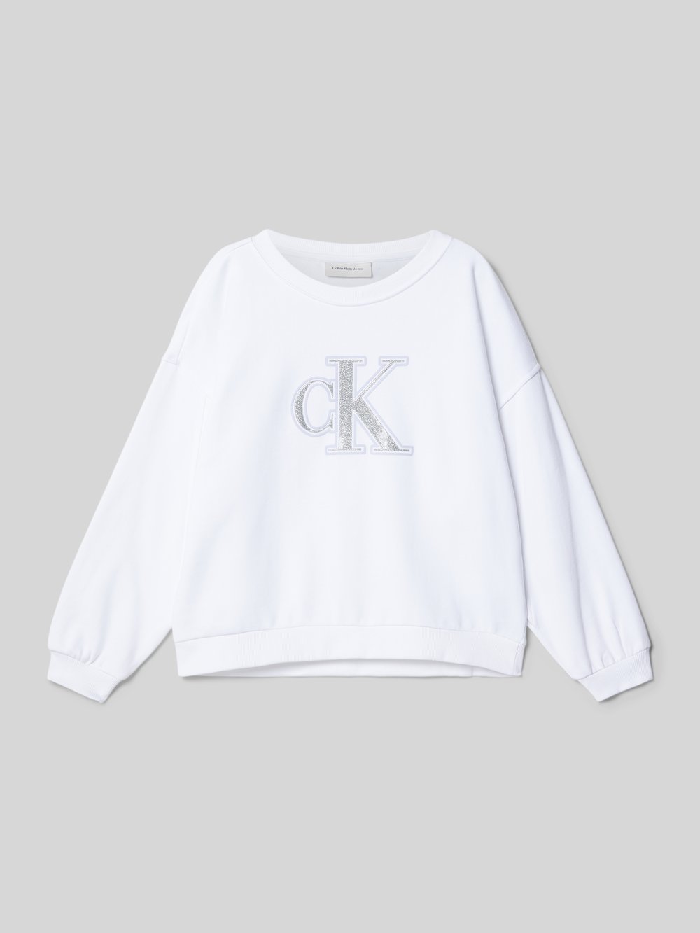 

Толстовка с этикеткой Calvin Klein Jeans, белый