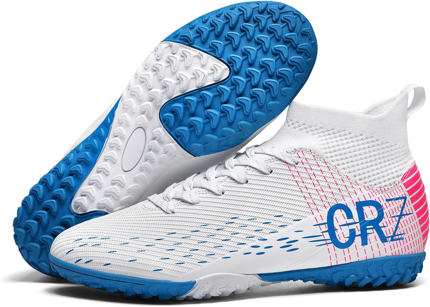 

Футбольные бутсы для мужчин и женщин, для игры в зале и на искусственном газоне, детские AG TF тренировочные футбольные кроссовки, унисекс Sunqin, белый