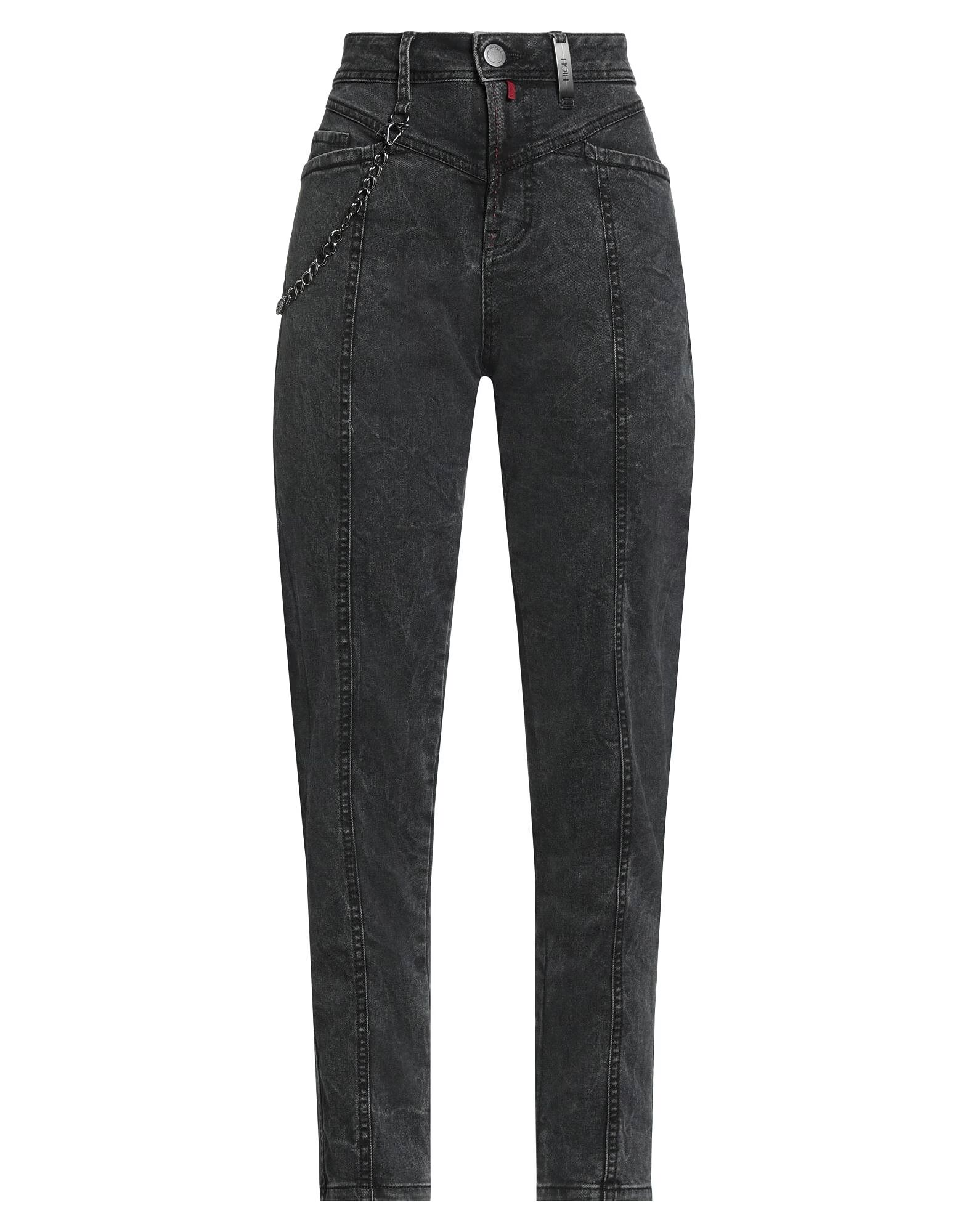 

Джинсы High, черный