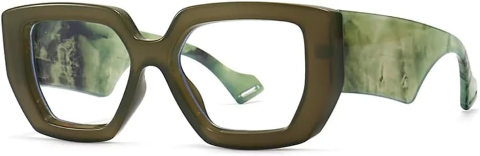 

Винтажные модные солнцезащитные очки для женщин и мужчин, роскошные дизайнерские солнцезащитные очки в крупной оправе для женщин, защита от УФ-излучения UV400 SZVVBKK, Dark Green Clear