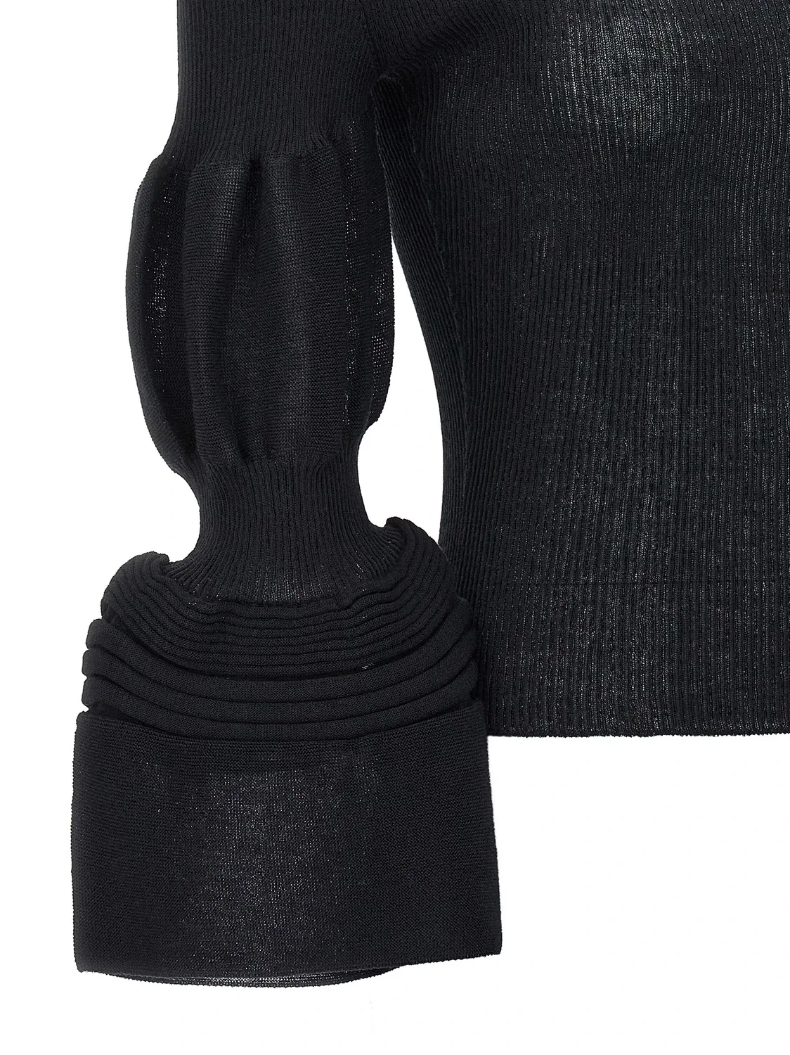 Топ "Assemblage branch" Issey Miyake, черный — фото 4