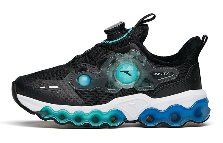 

Детские кроссовки GS Low-top черные/флуоресцентные Aqua Green Anta Kids