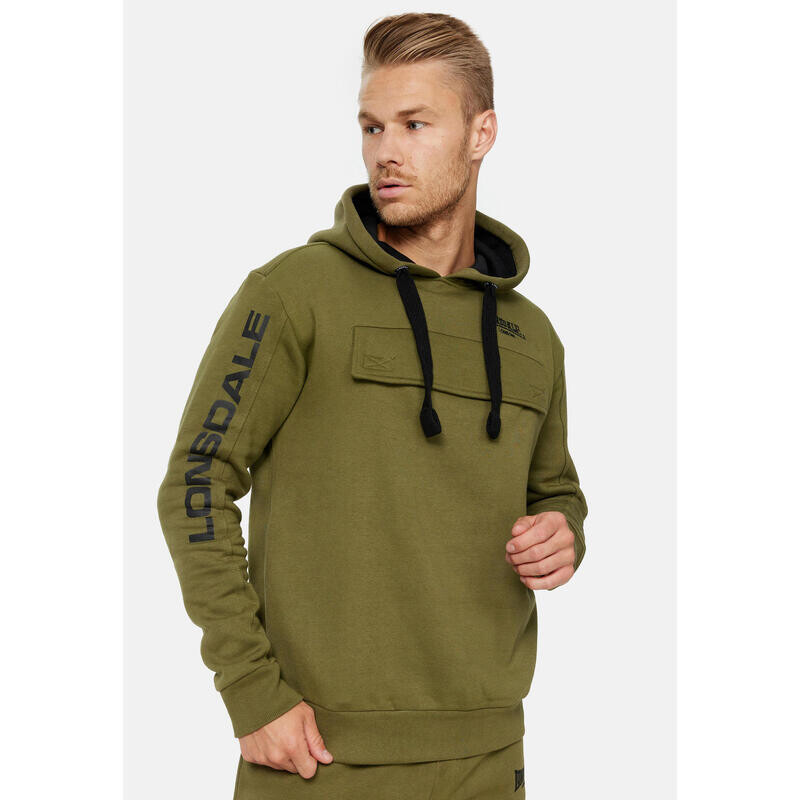 

Спортивная толстовка Lonsdale, цвет olivgrün/schwarz