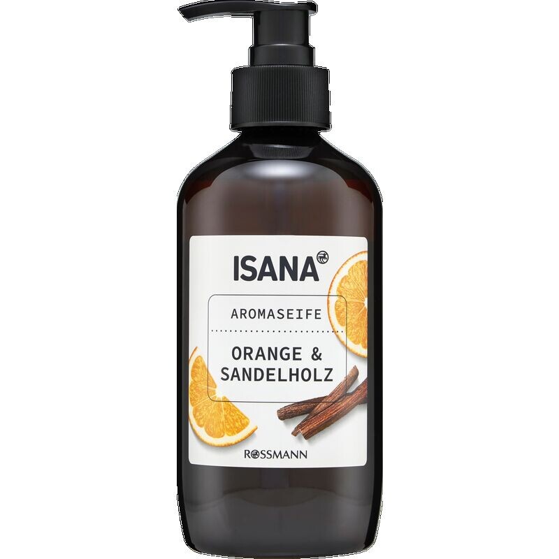 

Ароматическое мыло апельсин и сандал ISANA, 350 ml