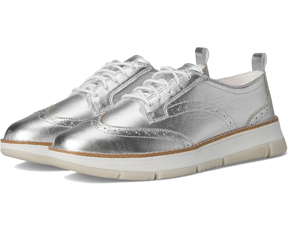 Оксфорды Cole Haan Zerogrand Revel Wingtip Oxfords, цвет Silver/White