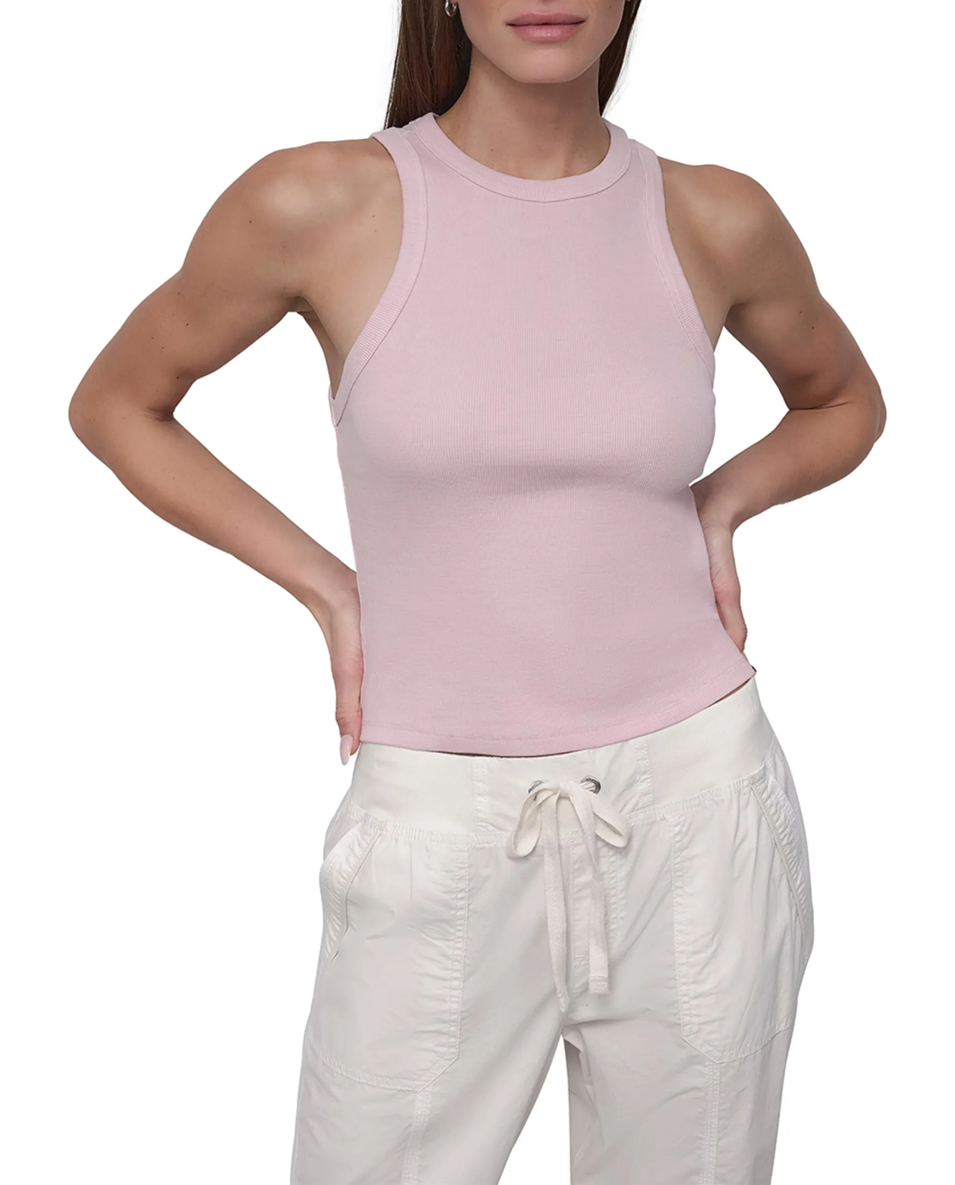 

Женский топ с круглым вырезом Dkny Jeans, цвет Rosa claro