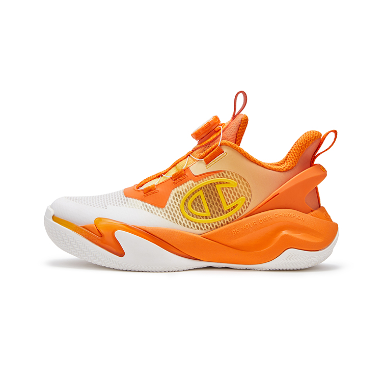 

Champion Kids Баскетбольные кроссовки для детей начальной школы с амортизацией, оранжевые