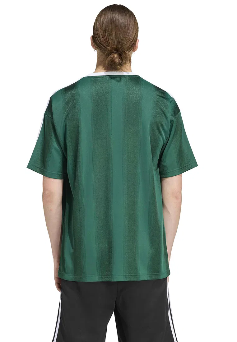 Футболка с джаккардовым узором, Adicolor, Adidas, зеленый — фото 2