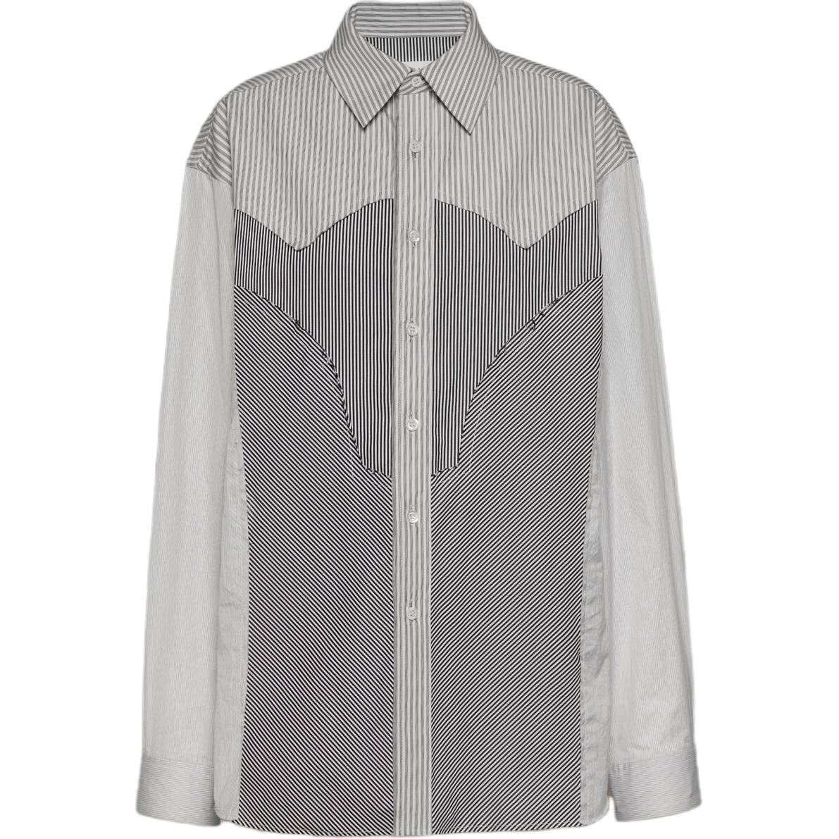 

Рубашка мужская черная Maison Margiela, черный