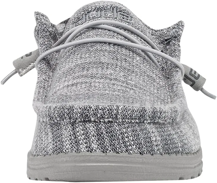 Мокасины мужские HEYDUDE Wally, Platinum Mix Fleece — фото 4