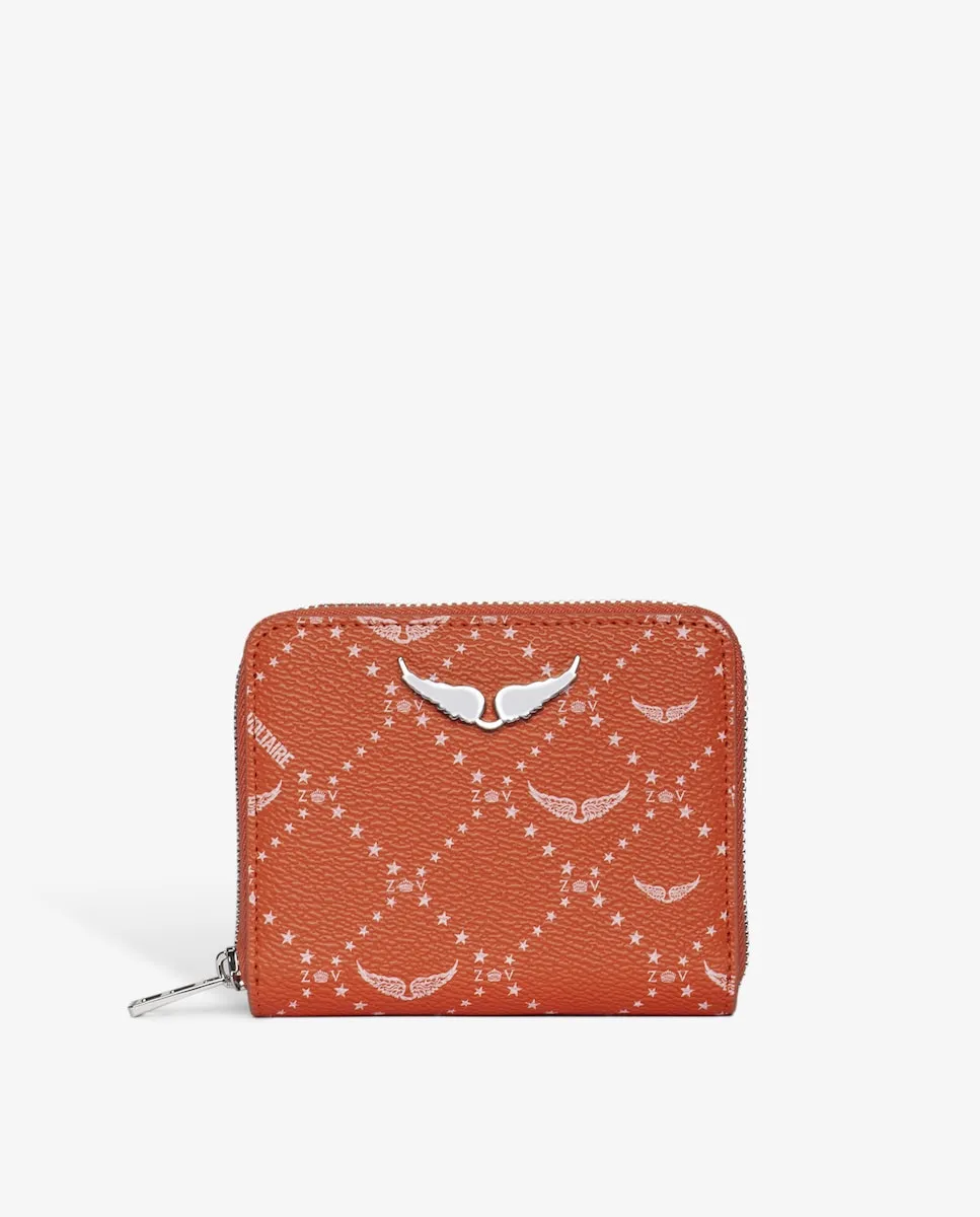 

Миниатюрная женская сумка ZV Monogram из ткани с покрытием Zadig & Voltaire, оранжевый
