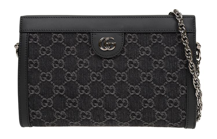 

GUCCI Сумка кроссбоди Ophidia джинсовая женская черно-серая