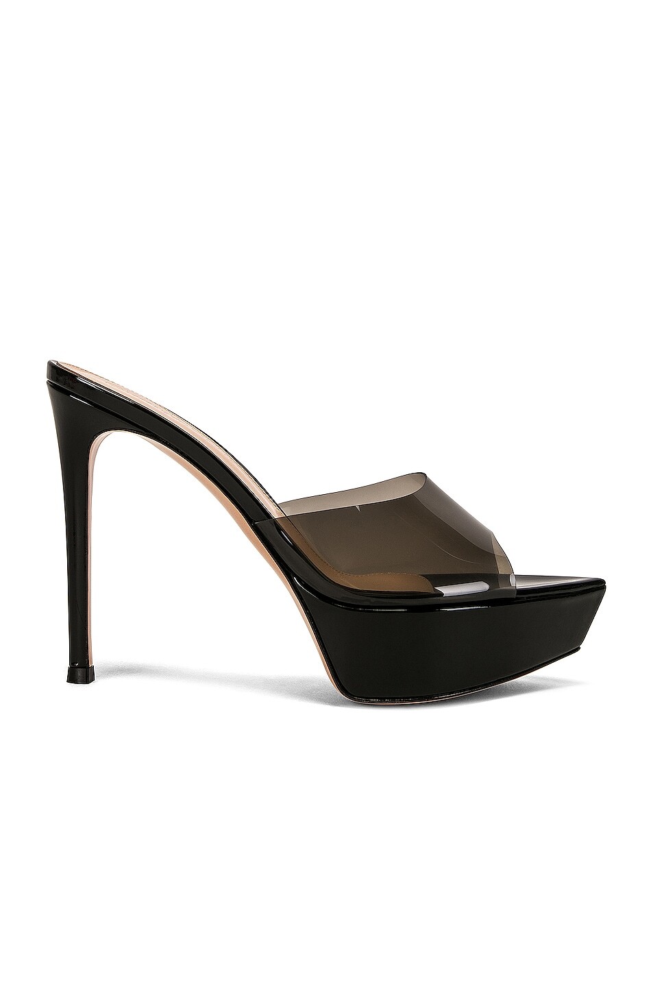 

Мюли Betty на платформе Gianvito Rossi, цвет Fume & Black