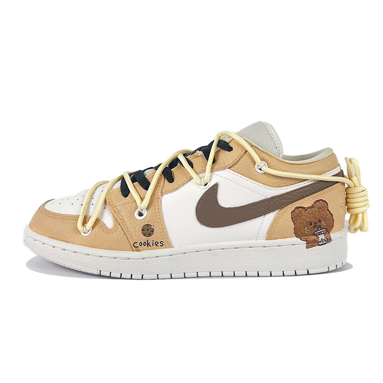 

Кроссовки Air Jordan 1 Vintage Basketball Shoes Women's Low-Top White, Белый, Кроссовки Air Jordan 1 Vintage Basketball Shoes Women's Low-Top White