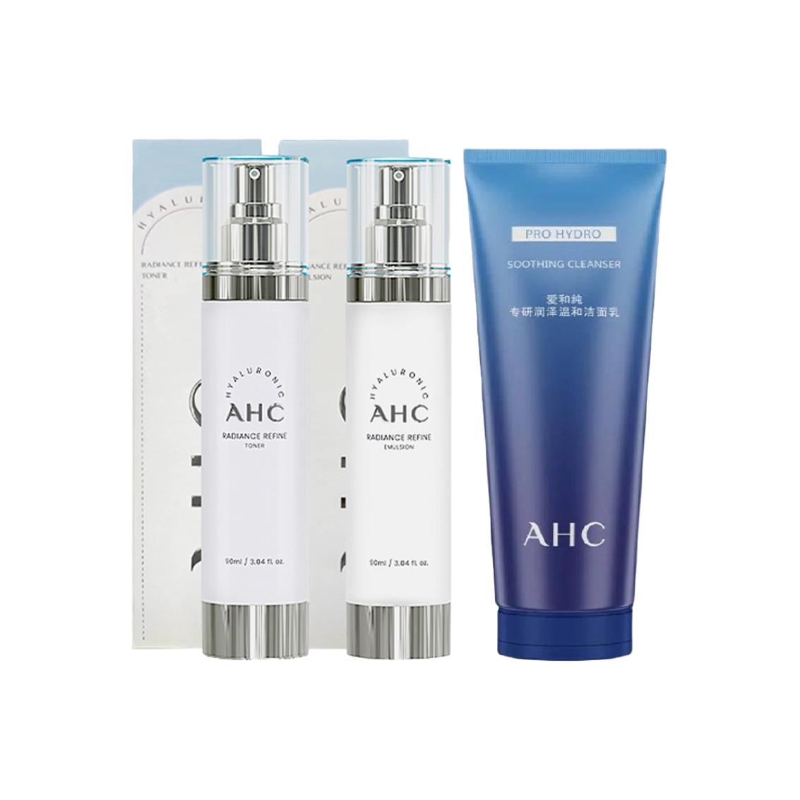 

AHC Love And Pure Little Fairy набор для ухода за кожей успокаивающий подтягивающий увлажняющий контроль жирности три предмета A.H.C