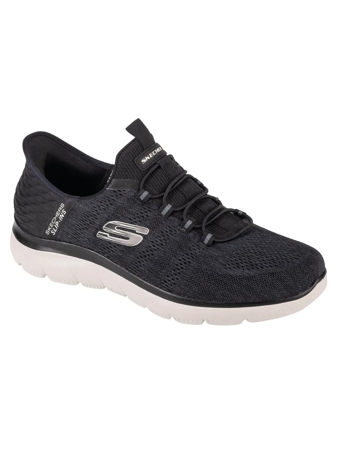 Накладные ботинки 'Slip-Ons: Вершины - Ключевой темп' Skechers, Black — фото 2