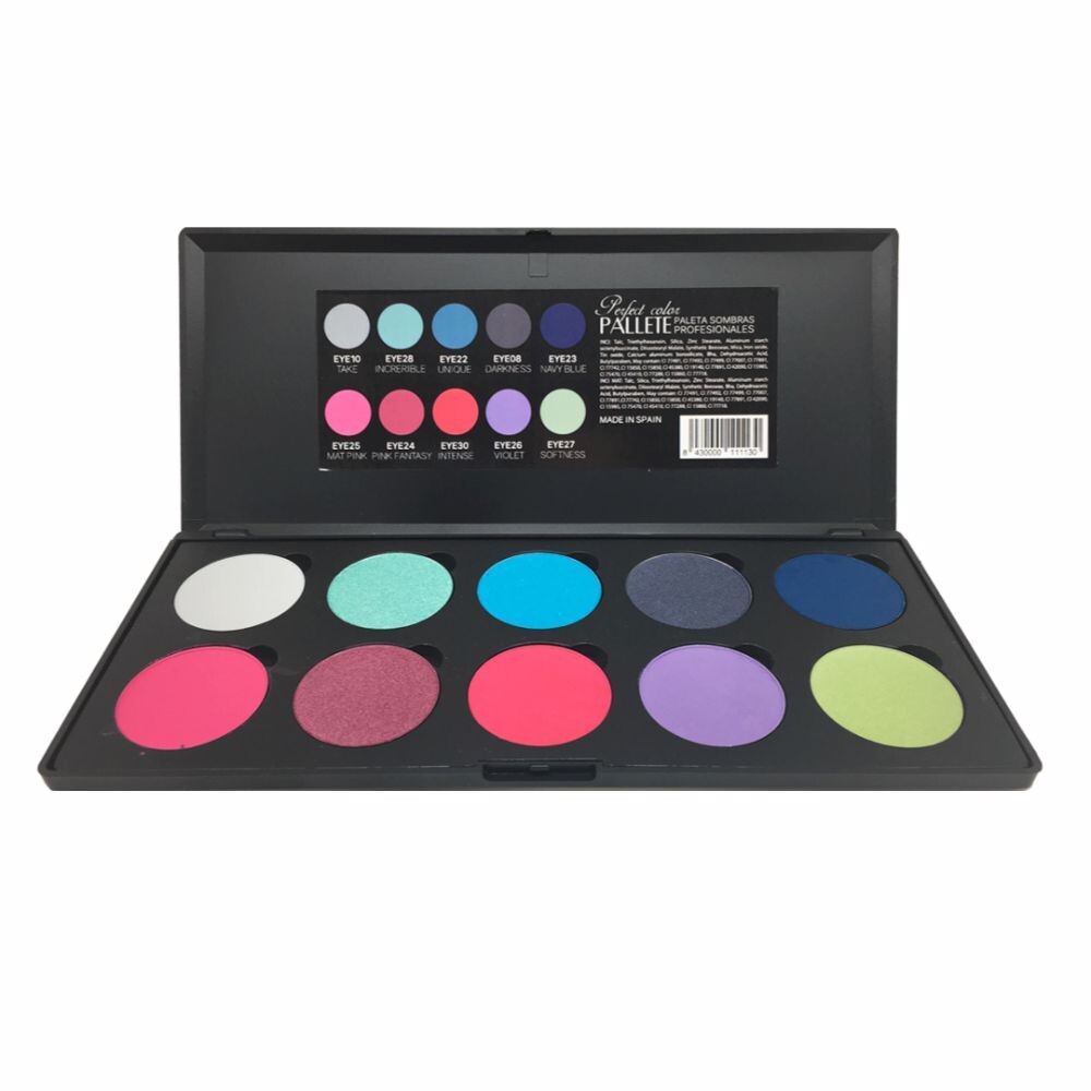 

Тени для век Paleta 10 Sombras Perssonal, цвет perfect