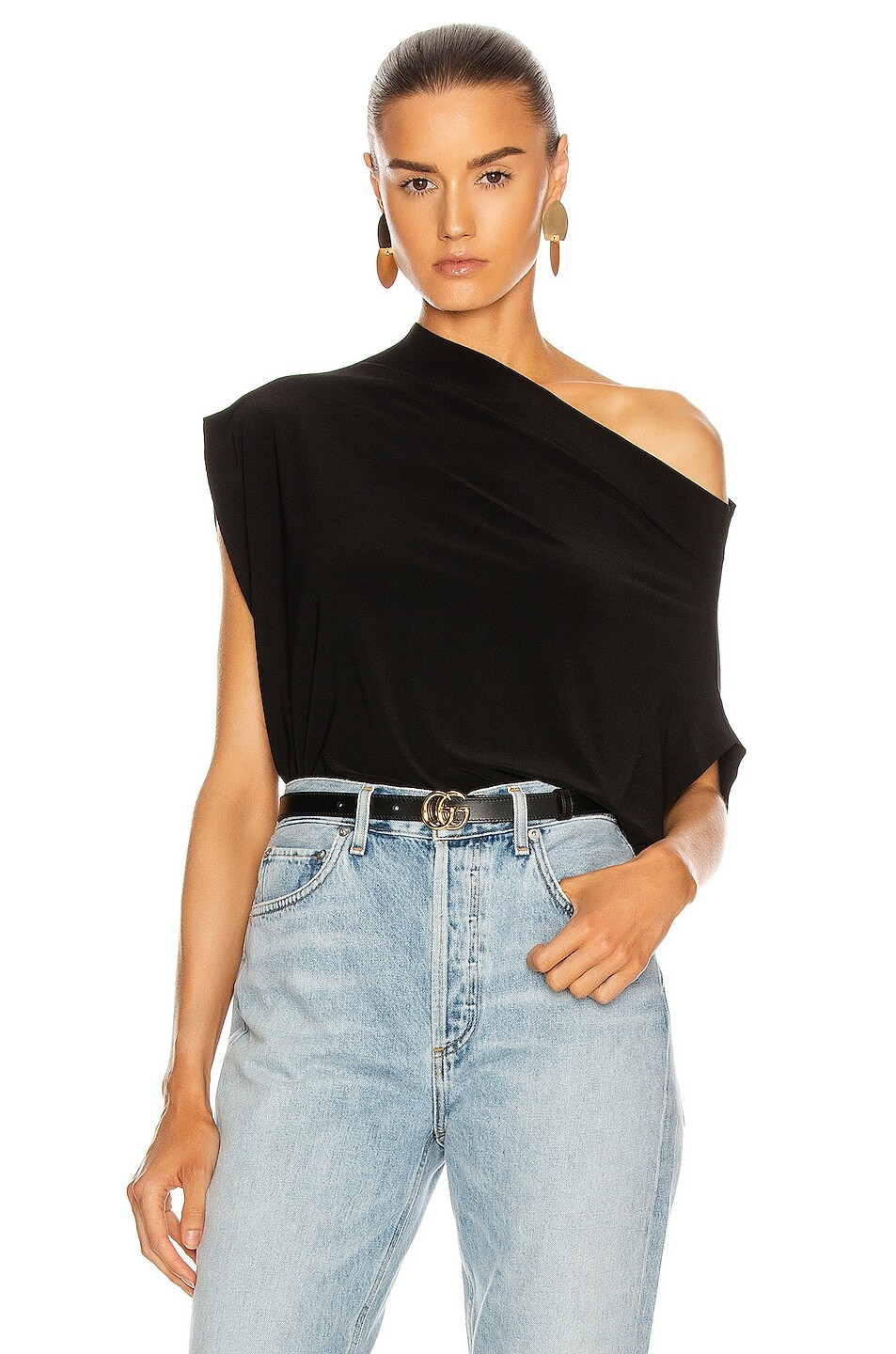 

Топ Norma Kamali Sleeveless All In One, черный