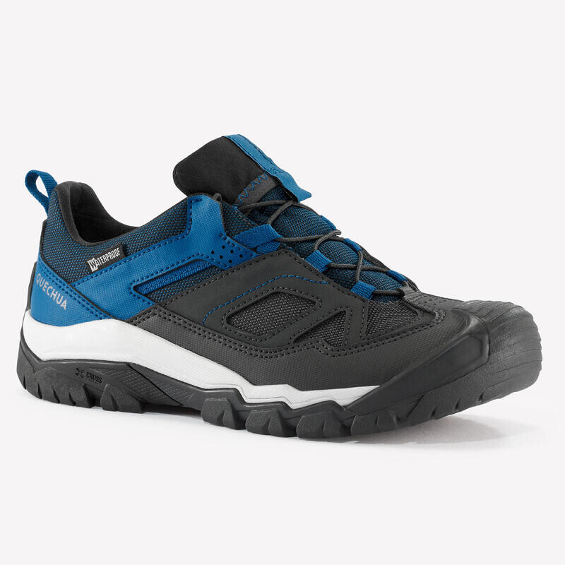 

Детские горные ботинки Quechua, цвет black/carbon grey/azul de prusia