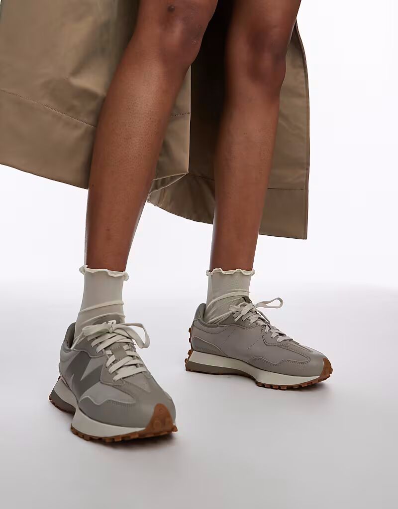 New Balance 327 - Коричневые спортивные кроссовки
