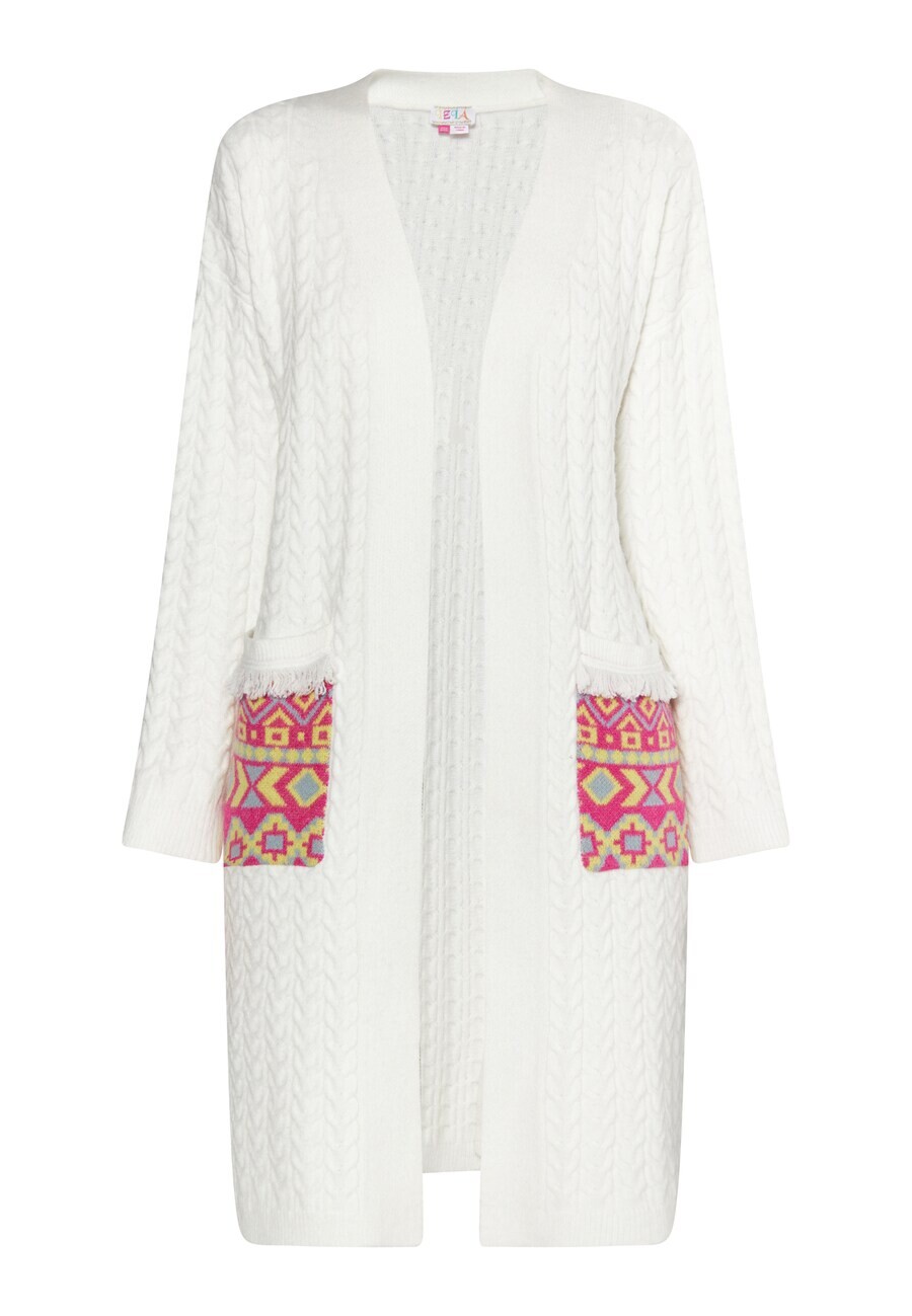 

Вязаный кардиган IZIA Knit Cardigan, белый