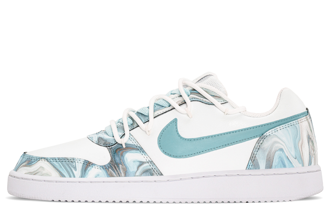 

Nike Износостойкие низкие кроссовки для скейтбординга EBERNON, мужские, сине-белые