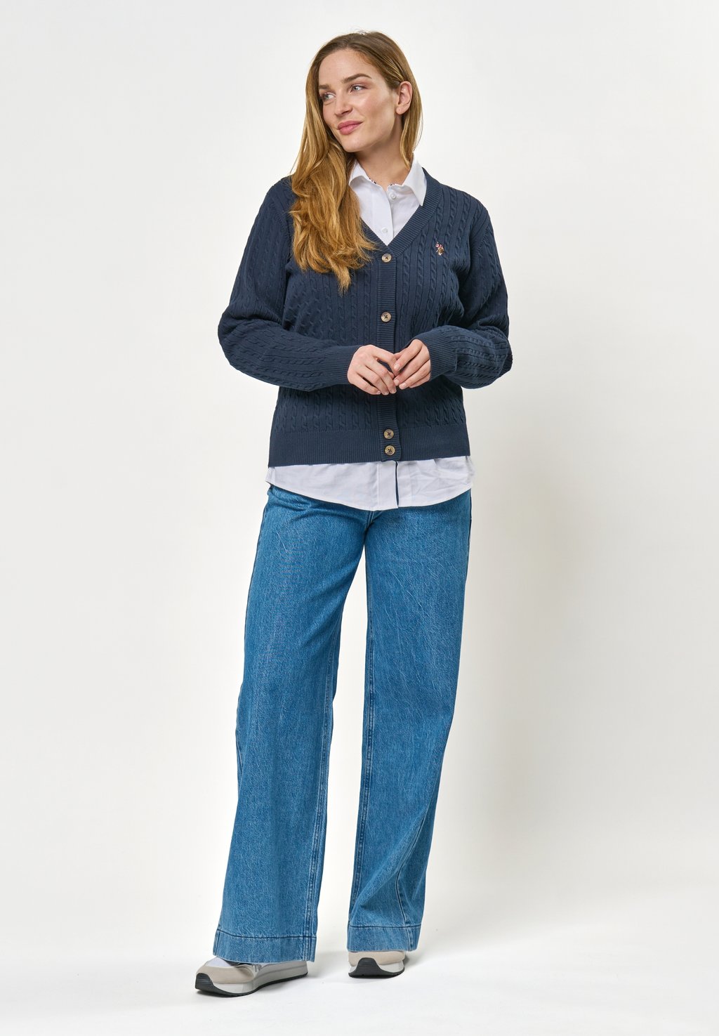

Кардиган GILL U.S. Polo Assn., темно-синий