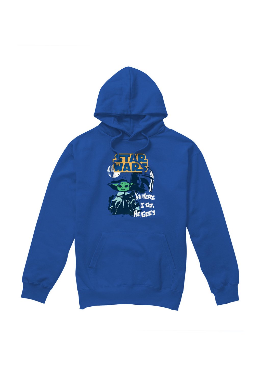 

Толстовка с капюшоном SWIPE GROGU PRINT Star Wars, синий