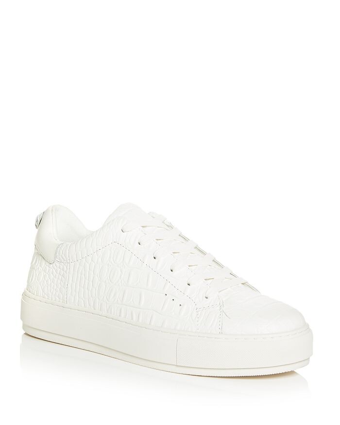 

Мужские низкие кроссовки Laney с тиснением под крокодила KURT GEIGER LONDON
