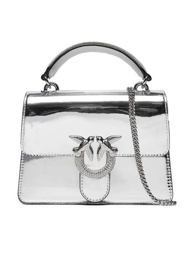 

Сумочка Love One Top Handle Mini Light AI 24-25 PLTT 100071 A1JD Pinko, серебряный
