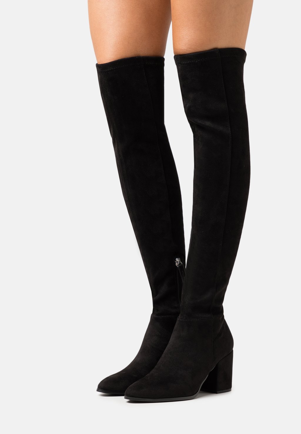 Женские сапоги Steve Madden JACEY высокие на каблуке, черный