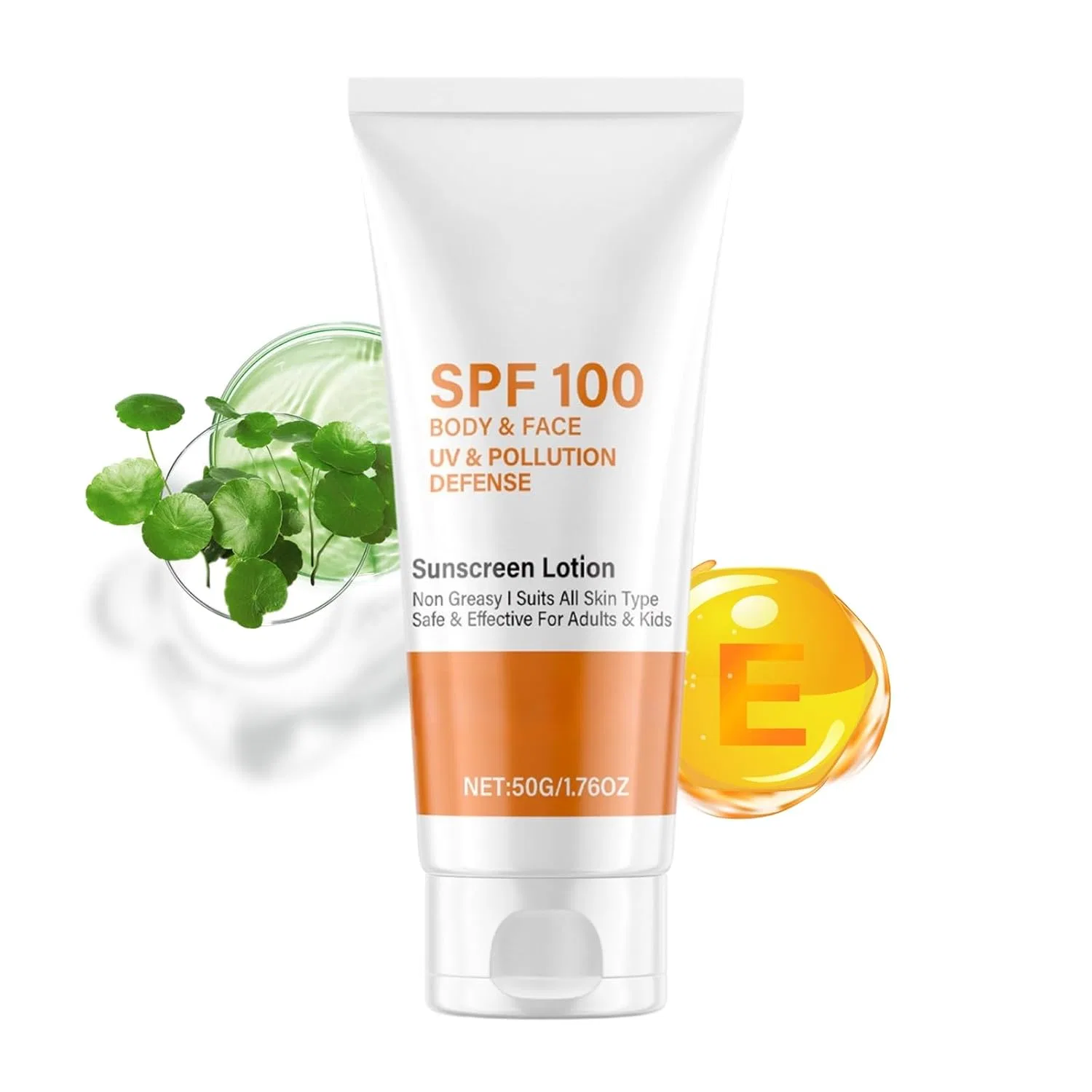 Солнцезащитный крем SPF 100 для лица и тела Albsknblue
