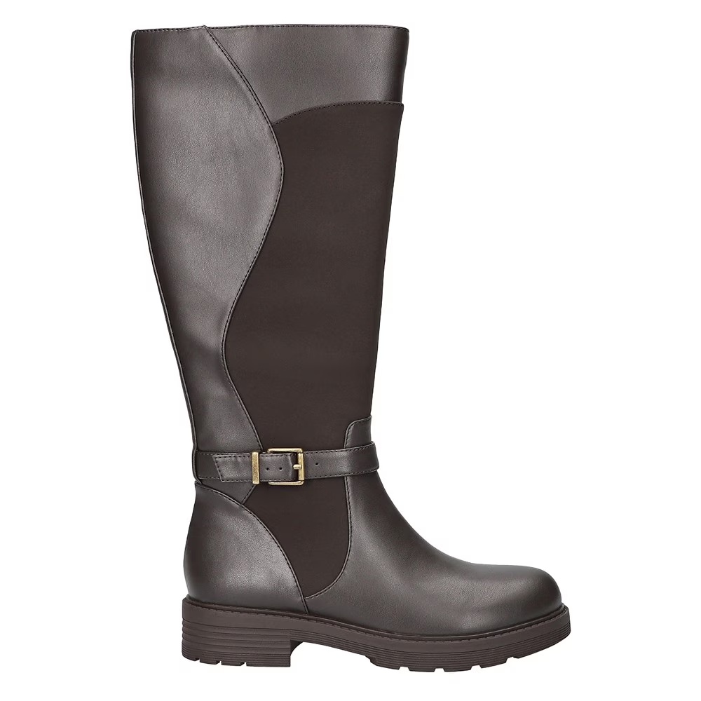 Сапоги для верховой езды Erica plus wide calf от Easy Street, brown faux leather — фото 2