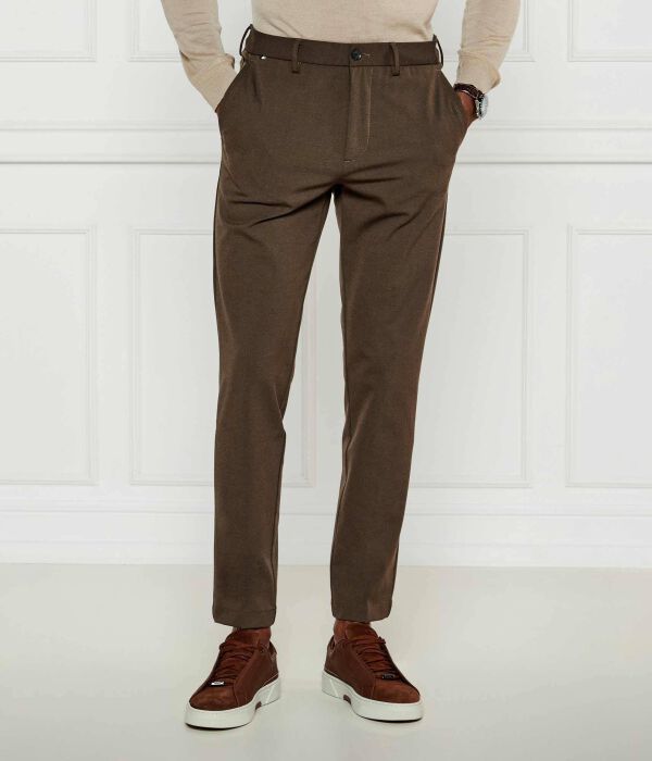 

Брюки-чиносы Boss H-kaiton Slim Fit, коричневый