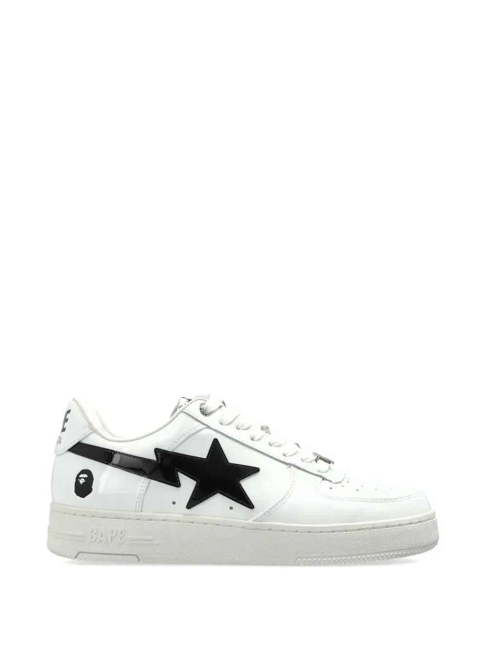 Кроссовки Bape Sta из кожи A BATHING APE, белый